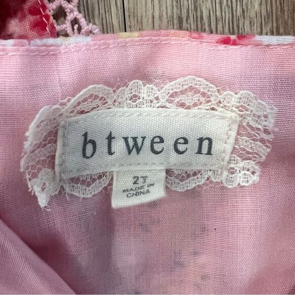 Pink Floral Easter Spring Toddler Dress 2T - Picture 4 of 9